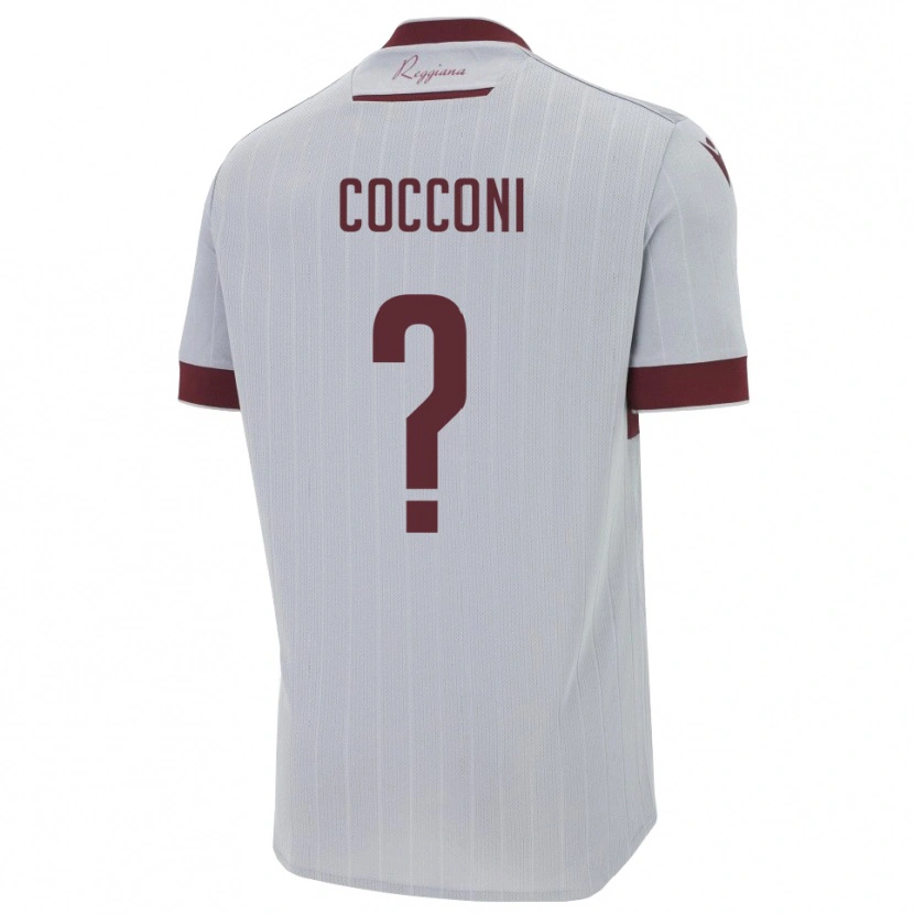 Danxen Herren Cocconi Giorgia #0 Burgund Weiß Auswärtstrikot Trikot 2025/26 T-Shirt Schweiz