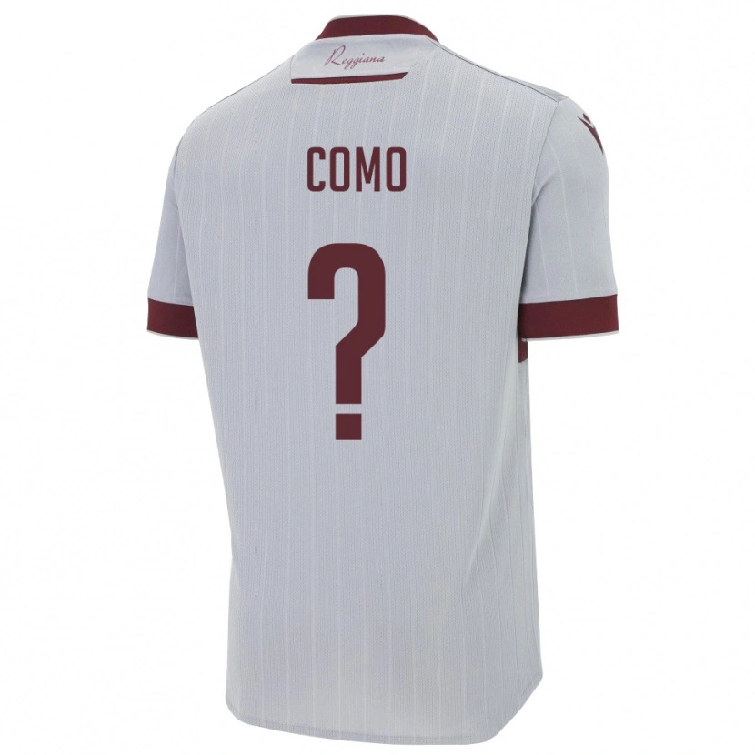 Danxen Herren Como Giorgia #0 Burgund Weiß Auswärtstrikot Trikot 2025/26 T-Shirt Schweiz