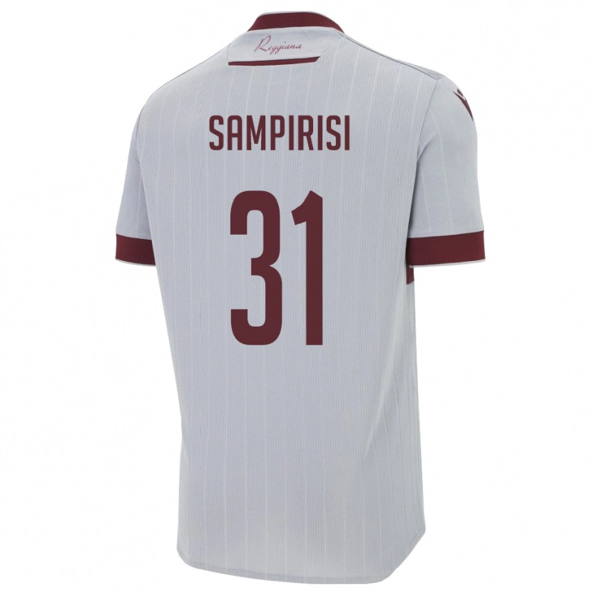Danxen Herren Mario Sampirisi #31 Burgund Weiß Auswärtstrikot Trikot 2025/26 T-Shirt Schweiz