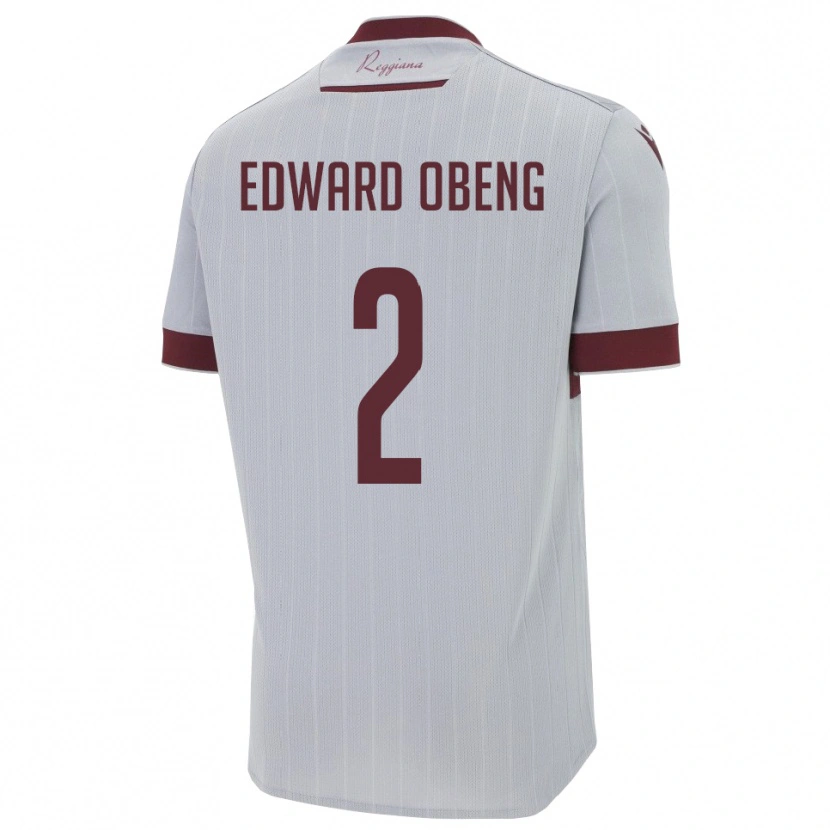 Danxen Herren Elijah Edward Obeng #2 Burgund Weiß Auswärtstrikot Trikot 2025/26 T-Shirt Schweiz
