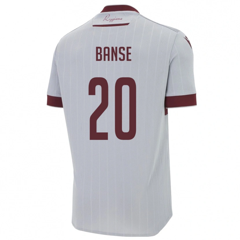 Danxen Herren Ousmane Banse #20 Burgund Weiß Auswärtstrikot Trikot 2025/26 T-Shirt Schweiz