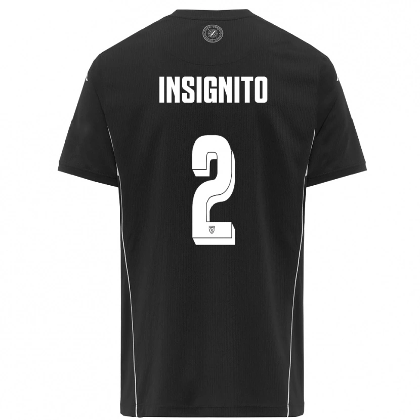 Danxen Herren Alessio Insignito #2 Schwarz Weiß Auswärtstrikot Trikot 2025/26 T-Shirt Schweiz