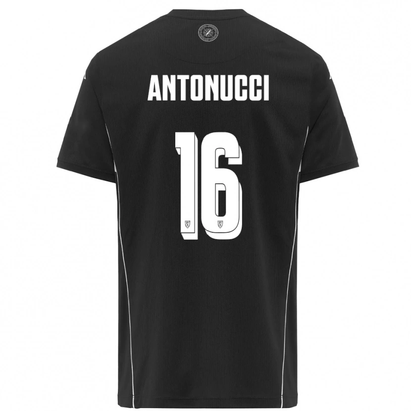 Danxen Herren Mirko Antonucci #16 Schwarz Weiß Auswärtstrikot Trikot 2025/26 T-Shirt Schweiz