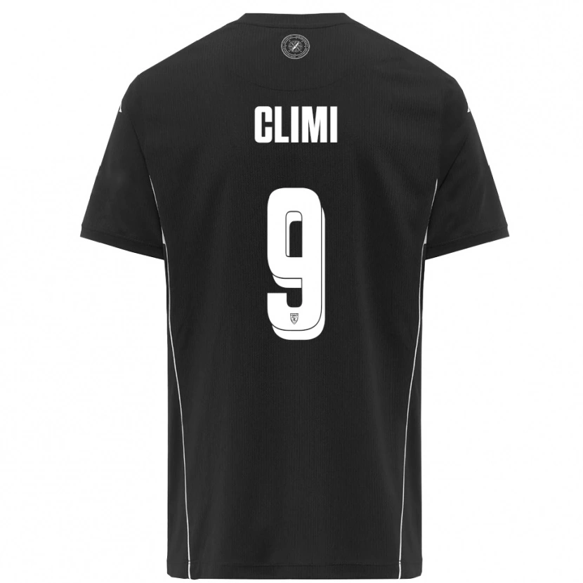 Danxen Herren Francesco Climi #9 Schwarz Weiß Auswärtstrikot Trikot 2025/26 T-Shirt Schweiz