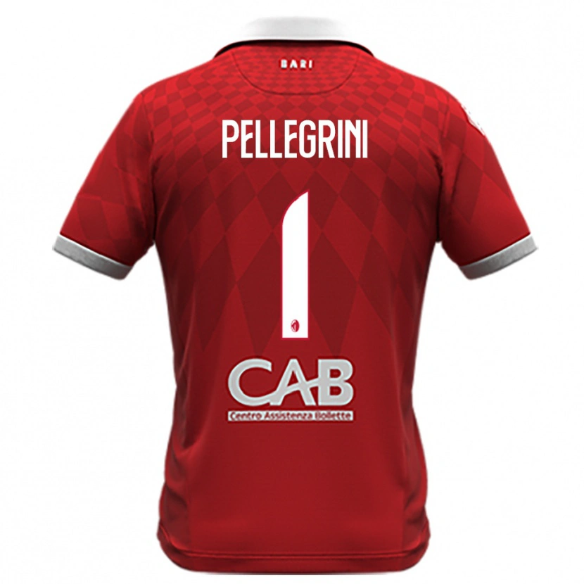 Danxen Herren Luigi Pellegrini #1 Rot Weiß Auswärtstrikot Trikot 2025/26 T-Shirt Schweiz