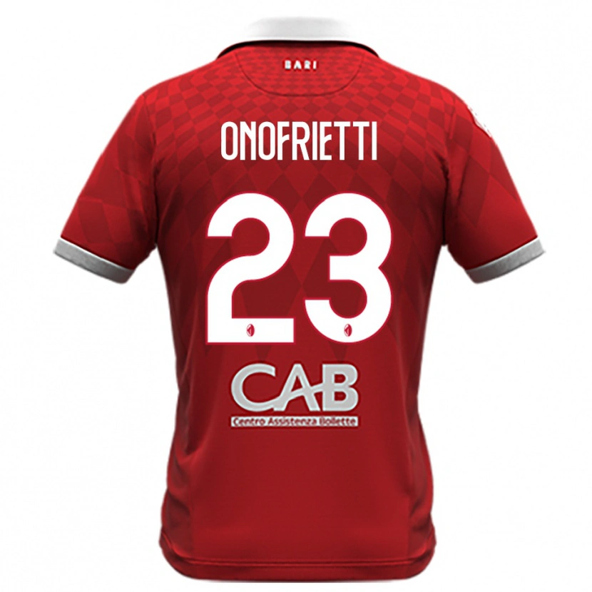 Danxen Herren Vincenzo Onofrietti #23 Rot Weiß Auswärtstrikot Trikot 2025/26 T-Shirt Schweiz