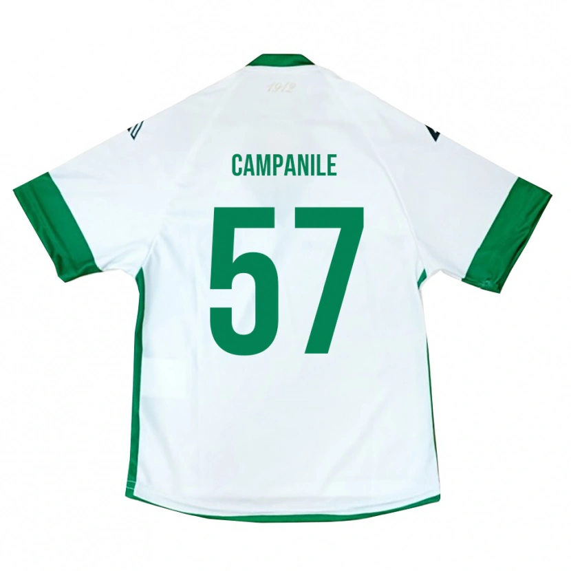 Danxen Herren Alessandro Campanile #57 Weiß Grün Blau Auswärtstrikot Trikot 2025/26 T-Shirt Schweiz