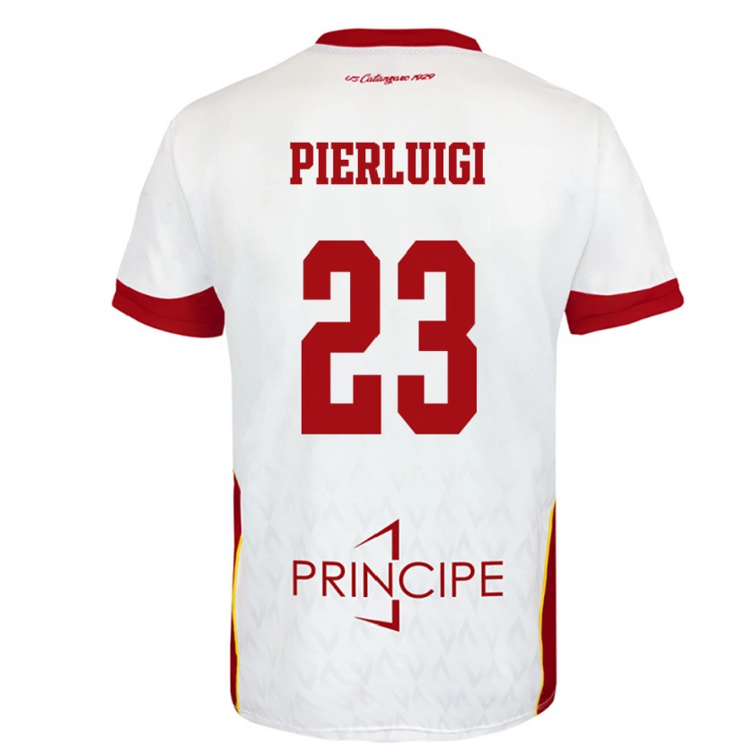 Danxen Herren Federico Pierluigi #23 Weiß Rot Auswärtstrikot Trikot 2025/26 T-Shirt Schweiz
