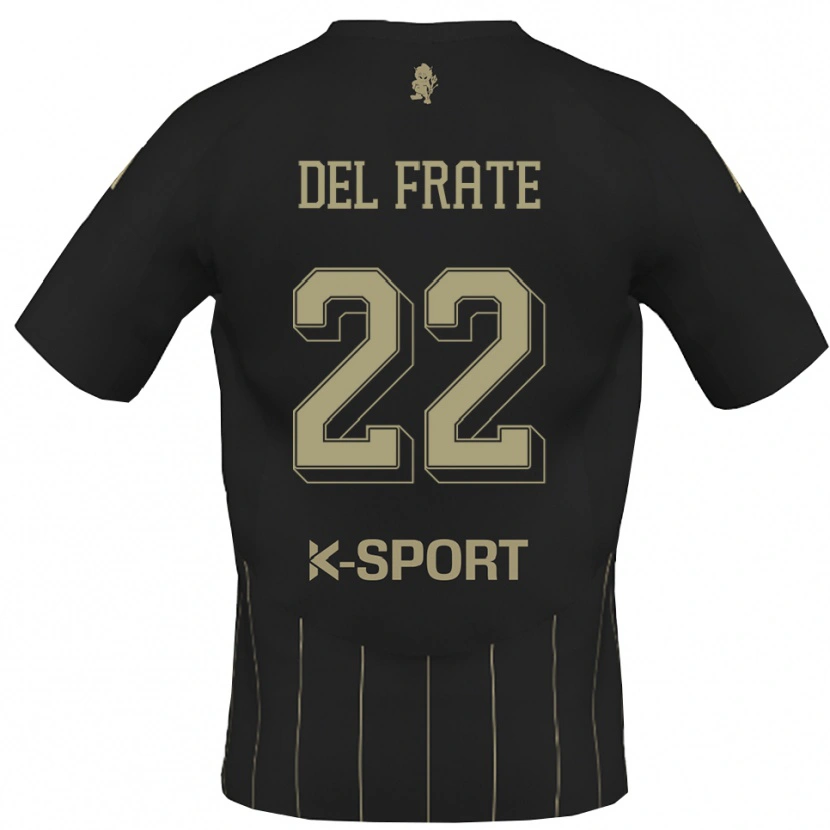 Danxen Herren Federico Del Frate #22 Grau Weiß Auswärtstrikot Trikot 2025/26 T-Shirt Schweiz
