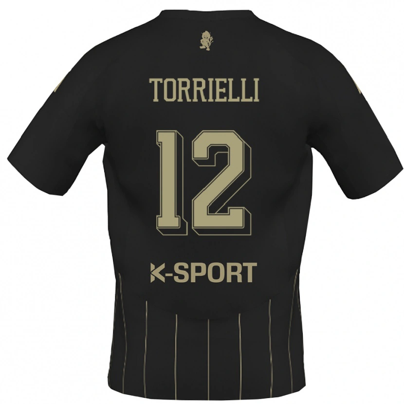 Danxen Herren Edoardo Torrielli #12 Grau Weiß Auswärtstrikot Trikot 2025/26 T-Shirt Schweiz