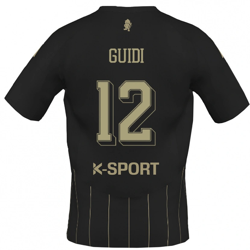 Danxen Herren Sasha Guidi #12 Grau Weiß Auswärtstrikot Trikot 2025/26 T-Shirt Schweiz