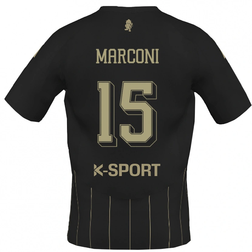 Danxen Herren Ivan Marconi #15 Grau Weiß Auswärtstrikot Trikot 2025/26 T-Shirt Schweiz