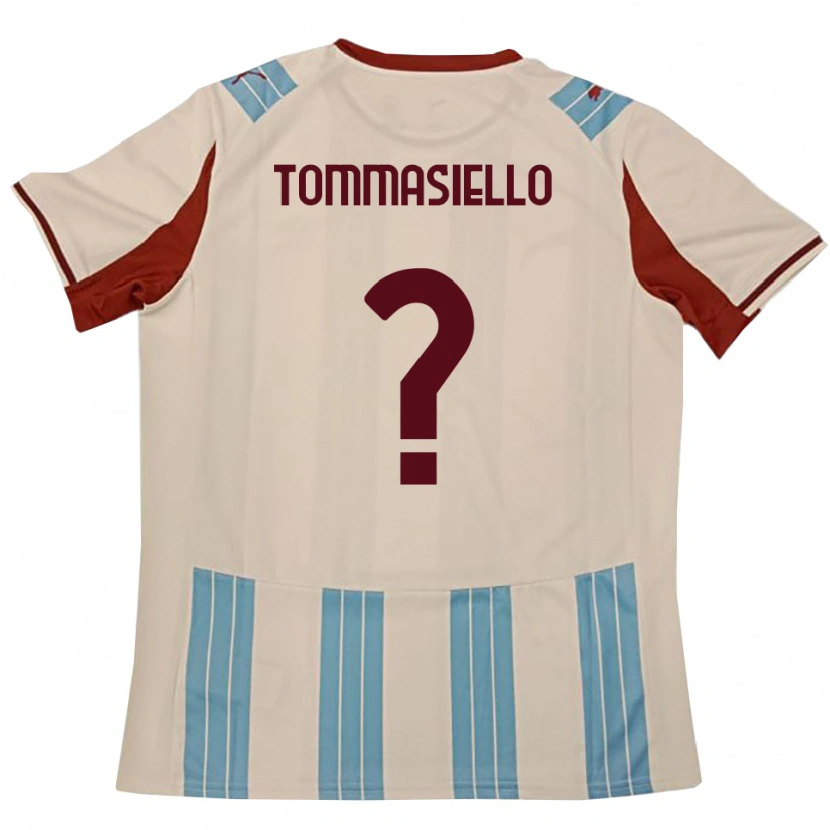 Danxen Herren Francesco Tommasiello #0 Himmelblau Weiß Auswärtstrikot Trikot 2025/26 T-Shirt Schweiz