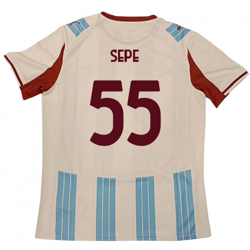 Danxen Herren Luigi Sepe #55 Himmelblau Weiß Auswärtstrikot Trikot 2025/26 T-Shirt Schweiz