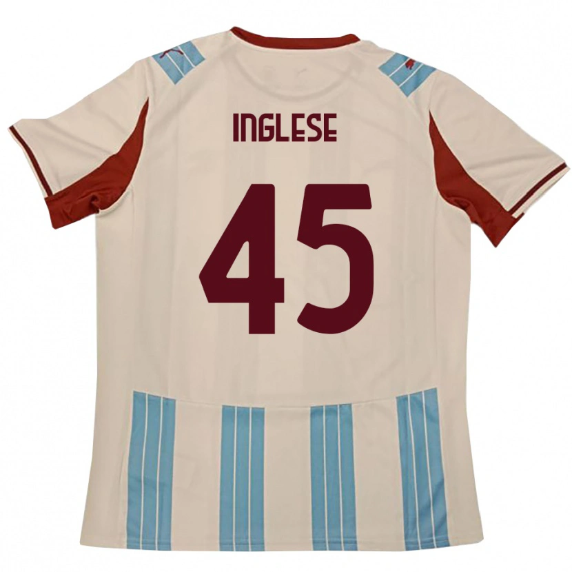Danxen Herren Roberto Inglese #45 Himmelblau Weiß Auswärtstrikot Trikot 2025/26 T-Shirt Schweiz