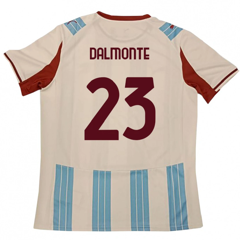 Danxen Herren Nicola Dalmonte #23 Himmelblau Weiß Auswärtstrikot Trikot 2025/26 T-Shirt Schweiz
