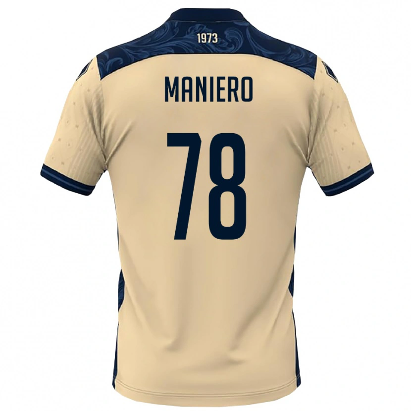 Danxen Herren Luca Maniero #78 Weiß Marineblau Auswärtstrikot Trikot 2025/26 T-Shirt Schweiz