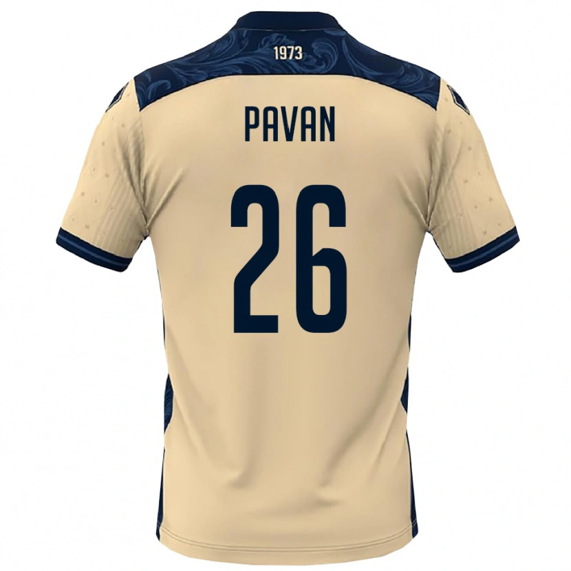 Danxen Herren Nicola Pavan #26 Weiß Marineblau Auswärtstrikot Trikot 2025/26 T-Shirt Schweiz
