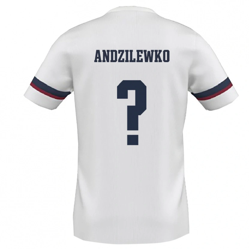 Danxen Herren Andzilewko #0 Weiß Rot Auswärtstrikot Trikot 2025/26 T-Shirt Schweiz