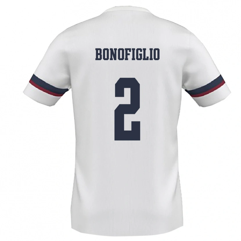 Danxen Herren Lucio Bonofiglio #2 Weiß Rot Auswärtstrikot Trikot 2025/26 T-Shirt Schweiz
