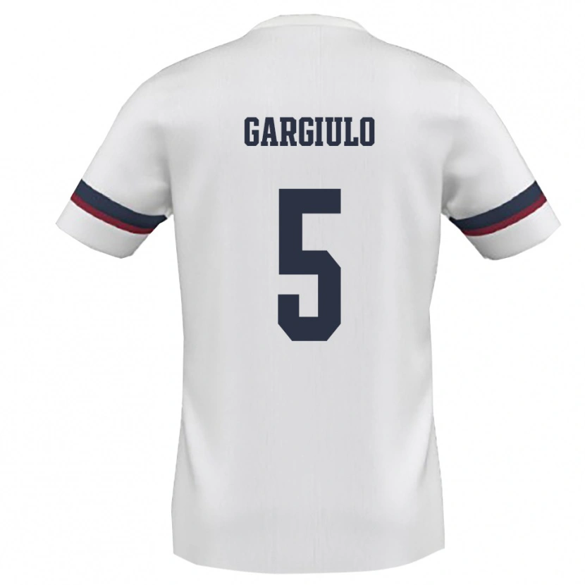 Danxen Herren Mario Gargiulo #5 Weiß Rot Auswärtstrikot Trikot 2025/26 T-Shirt Schweiz