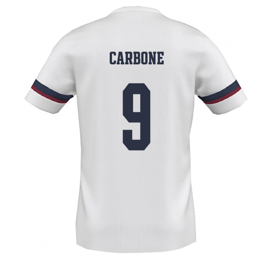Danxen Herren Raffaele Carbone #9 Weiß Rot Auswärtstrikot Trikot 2025/26 T-Shirt Schweiz
