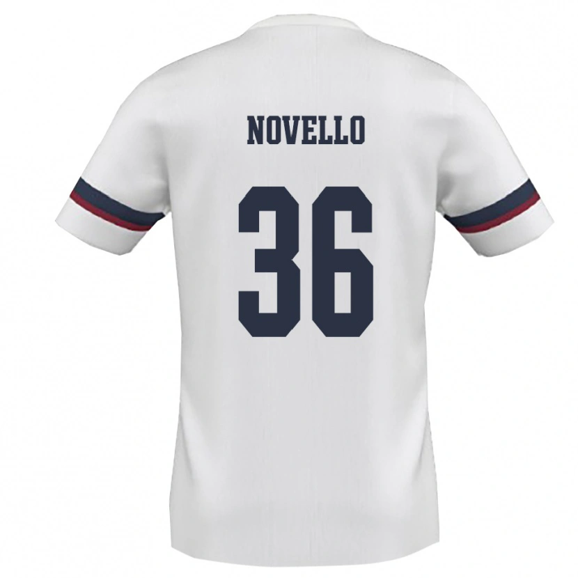 Danxen Herren Jahce Novello #36 Weiß Rot Auswärtstrikot Trikot 2025/26 T-Shirt Schweiz