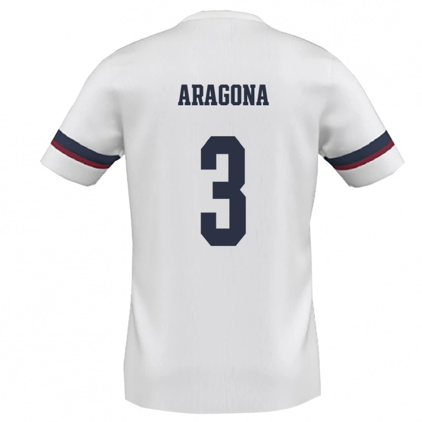 Danxen Herren Cristian Aragona #3 Weiß Rot Auswärtstrikot Trikot 2025/26 T-Shirt Schweiz