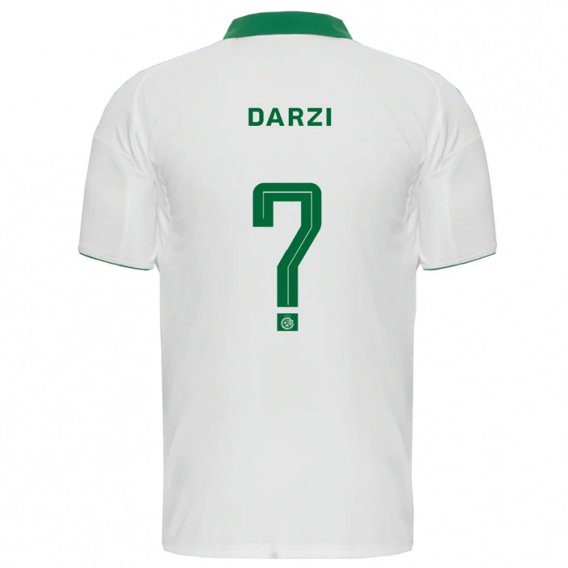 Danxen Herren Daniel Darzi #0 Weiß Grün Auswärtstrikot Trikot 2025/26 T-Shirt Schweiz