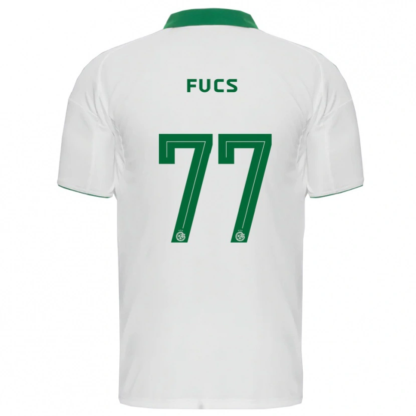 Danxen Herren Roee Fucs #77 Weiß Grün Auswärtstrikot Trikot 2025/26 T-Shirt Schweiz