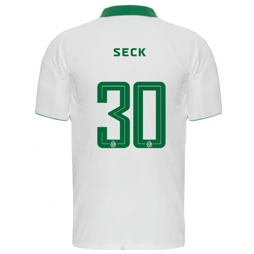Danxen Herren Abdoulaye Seck #30 Weiß Grün Auswärtstrikot Trikot 2025/26 T-Shirt Schweiz