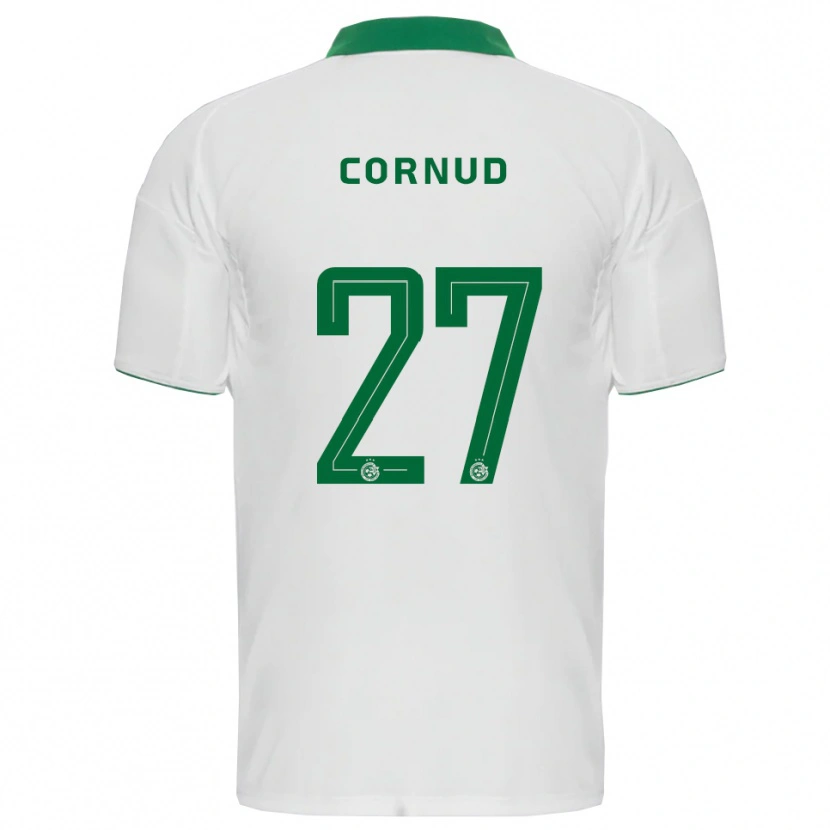 Danxen Herren Pierre Cornud #27 Weiß Grün Auswärtstrikot Trikot 2025/26 T-Shirt Schweiz