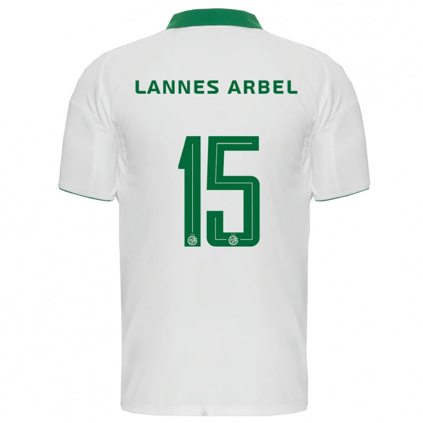 Danxen Herren Tomer Lannes Arbel #15 Weiß Grün Auswärtstrikot Trikot 2025/26 T-Shirt Schweiz