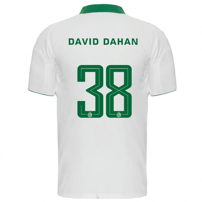 Danxen Herren Omer Dahan #38 Weiß Grün Auswärtstrikot Trikot 2025/26 T-Shirt Schweiz