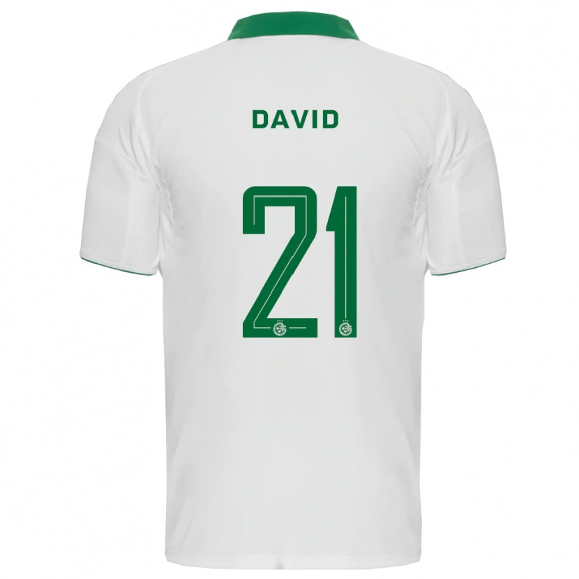 Danxen Herren Dean David #21 Weiß Grün Auswärtstrikot Trikot 2025/26 T-Shirt Schweiz