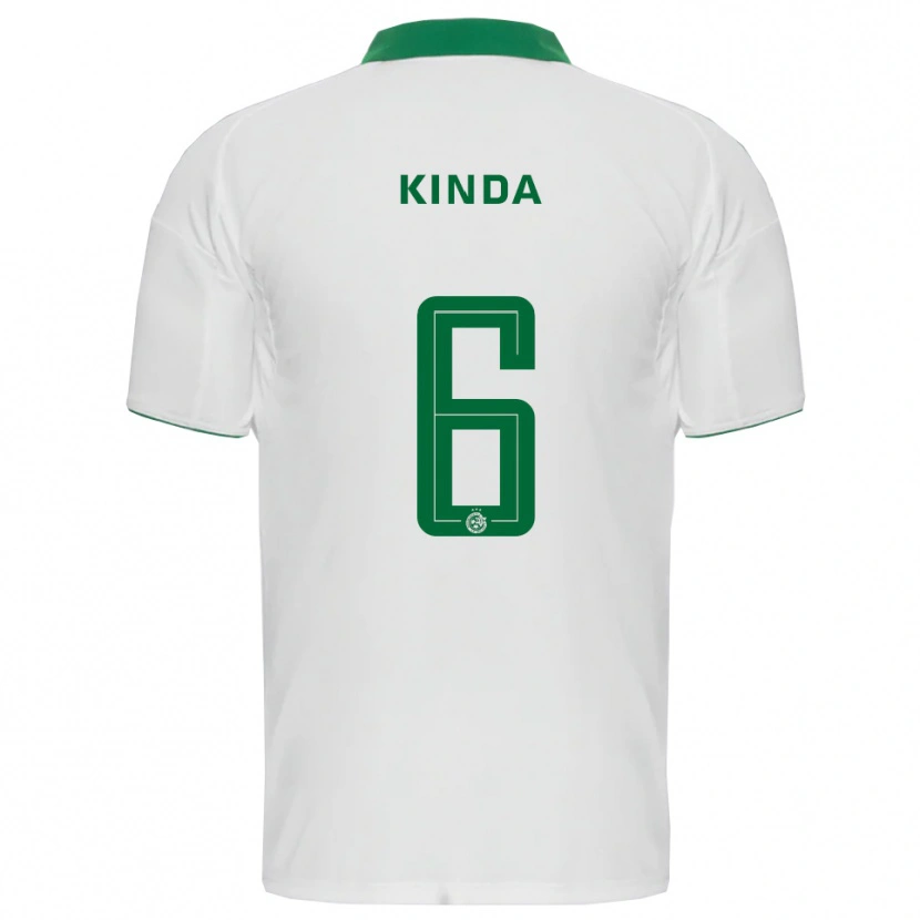 Danxen Herren Gadi Kinda #6 Weiß Grün Auswärtstrikot Trikot 2025/26 T-Shirt Schweiz