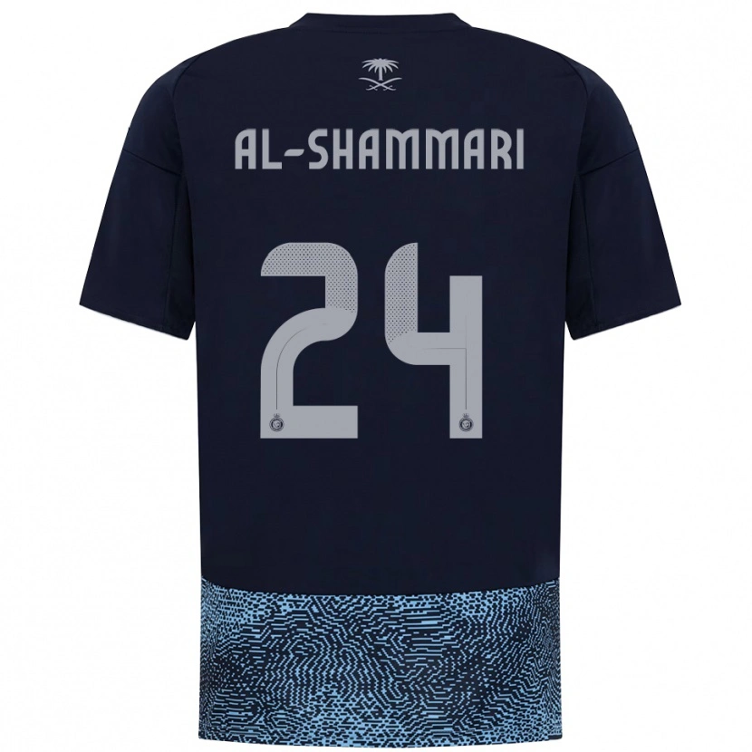 Danxen Herren Mansour Al-Shammari #24 Marineblau Himmelblau Auswärtstrikot Trikot 2025/26 T-Shirt Schweiz