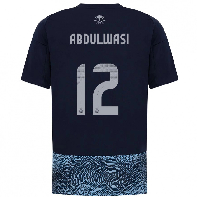 Danxen Herren Dalal Abdulwasi #12 Marineblau Himmelblau Auswärtstrikot Trikot 2025/26 T-Shirt Schweiz
