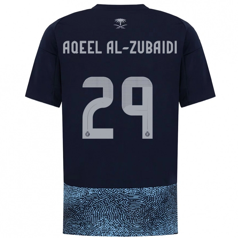 Danxen Herren Fahad Aqeel Al-Zubaidi #29 Marineblau Himmelblau Auswärtstrikot Trikot 2025/26 T-Shirt Schweiz