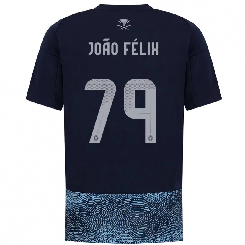 Danxen Herren João Félix #79 Marineblau Himmelblau Auswärtstrikot Trikot 2025/26 T-Shirt Schweiz