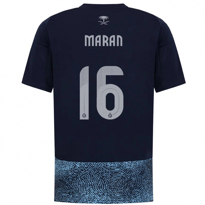 Danxen Herren Mohammed Marran #16 Marineblau Himmelblau Auswärtstrikot Trikot 2025/26 T-Shirt Schweiz