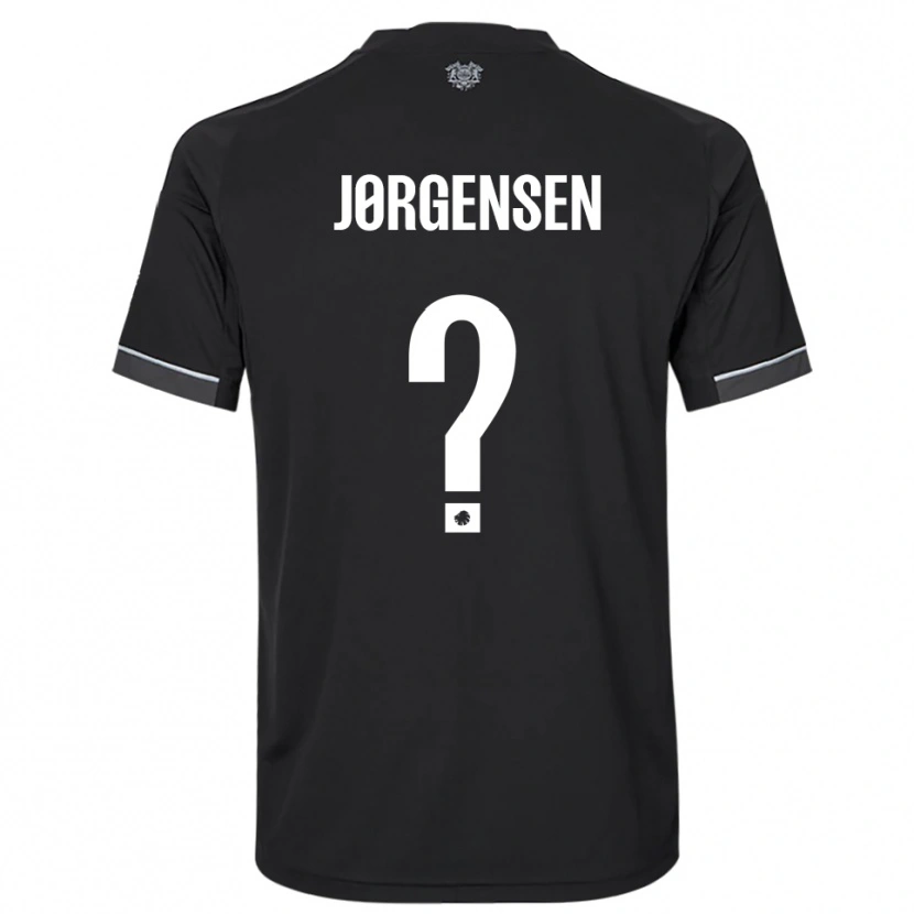 Danxen Herren Mads Jørgensen #0 Schwarz Weiß Auswärtstrikot Trikot 2025/26 T-Shirt Schweiz