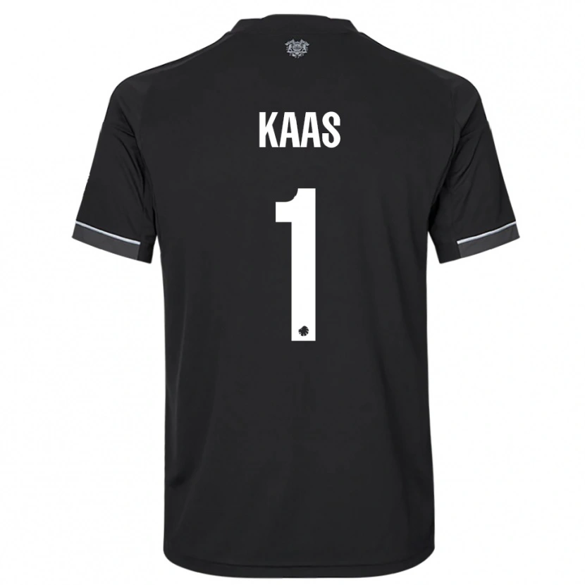 Danxen Herren Anna Kaas #1 Schwarz Weiß Auswärtstrikot Trikot 2025/26 T-Shirt Schweiz