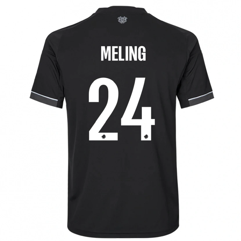 Danxen Herren Birger Meling #24 Schwarz Weiß Auswärtstrikot Trikot 2025/26 T-Shirt Schweiz