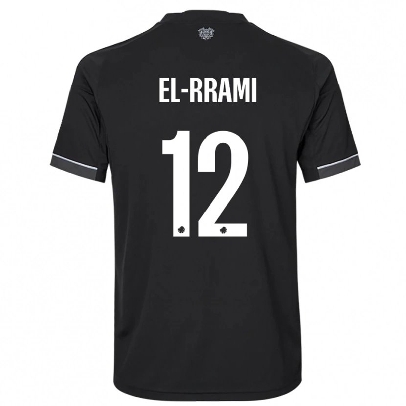 Danxen Herren Jamil El-Rrami #12 Schwarz Weiß Auswärtstrikot Trikot 2025/26 T-Shirt Schweiz