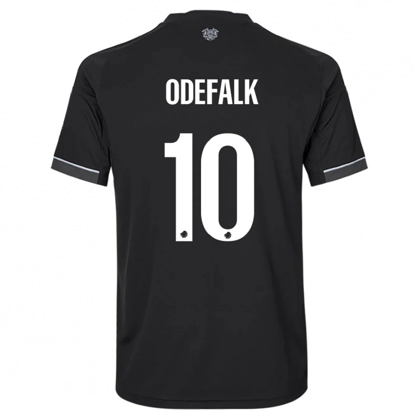 Danxen Herren Alexander Odefalk #10 Schwarz Weiß Auswärtstrikot Trikot 2025/26 T-Shirt Schweiz