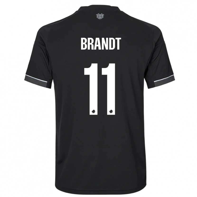 Danxen Herren Emma Brandt #11 Schwarz Weiß Auswärtstrikot Trikot 2025/26 T-Shirt Schweiz