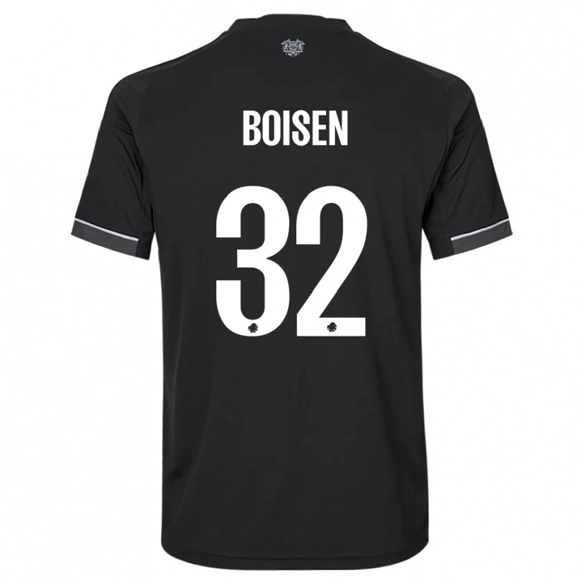 Danxen Herren Frederikke Boisen #32 Schwarz Weiß Auswärtstrikot Trikot 2025/26 T-Shirt Schweiz