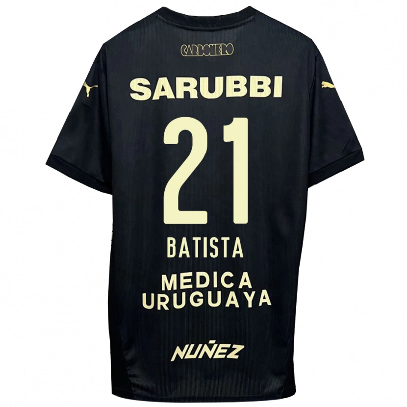 Danxen Herren Facundo Batista #21 Schwarz Gold Auswärtstrikot Trikot 2025/26 T-Shirt Schweiz