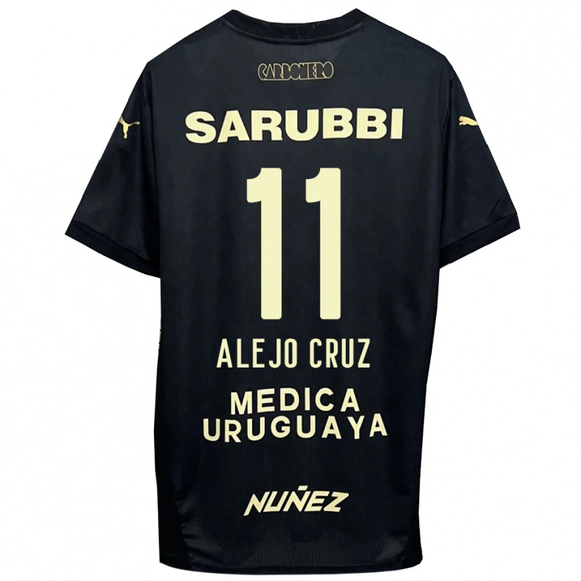 Danxen Herren Alejo Cruz #11 Schwarz Gold Auswärtstrikot Trikot 2025/26 T-Shirt Schweiz